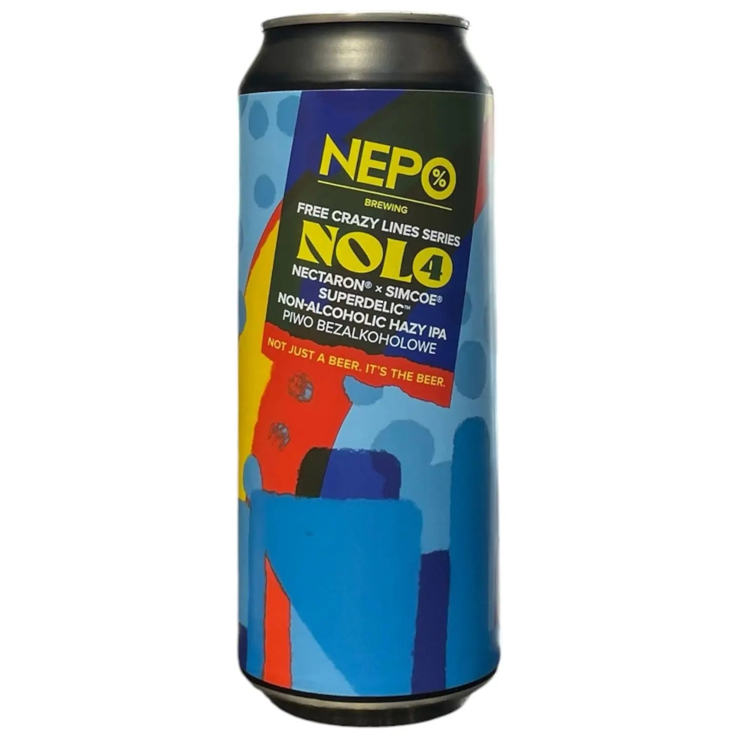 NEPO NOLO 4 HAZY IPA SIN ALCOHOL 50CL