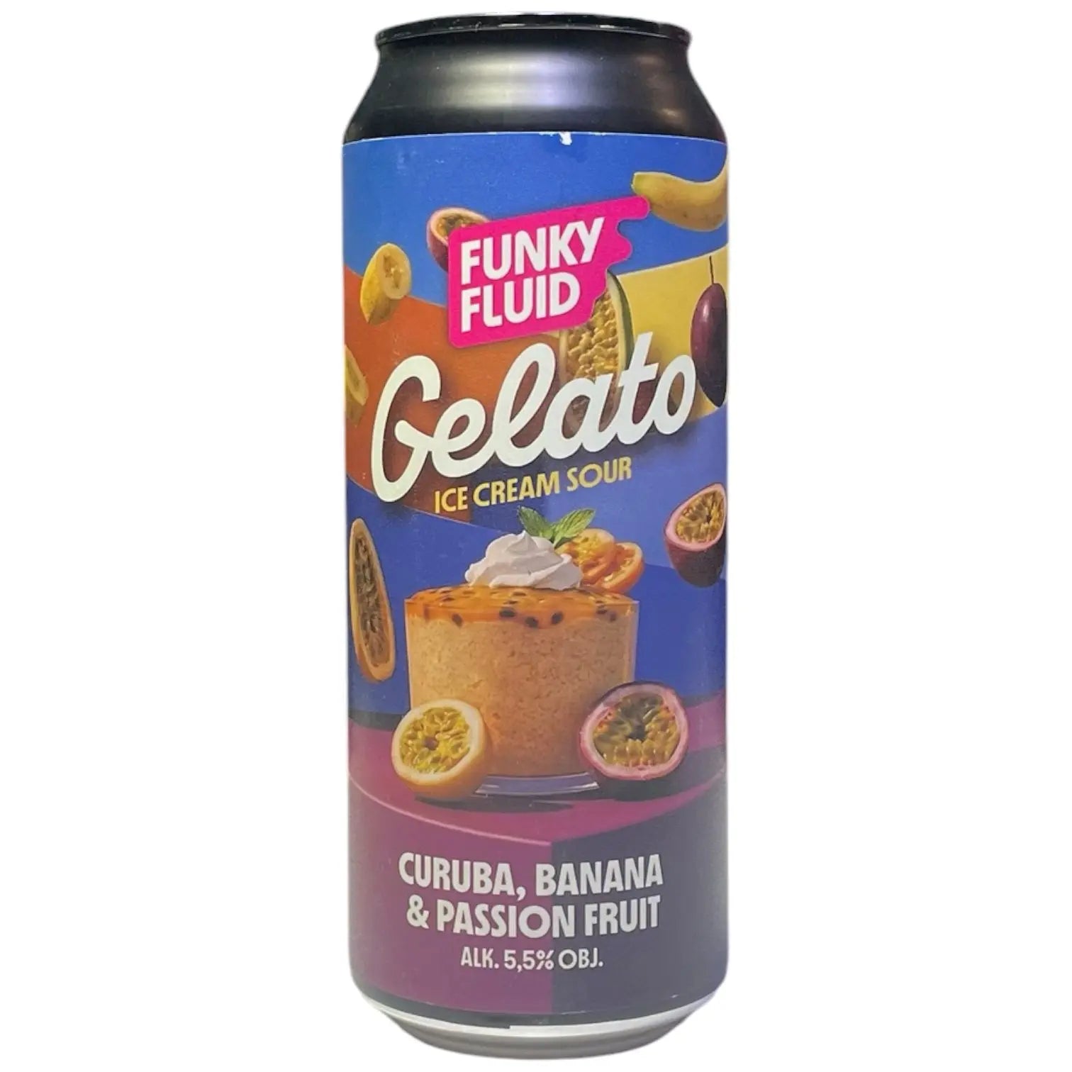 FUNKY FLUID GELATO CURUBA BANANA & PASSION FUIT ICE CREAM SOUR 50CL