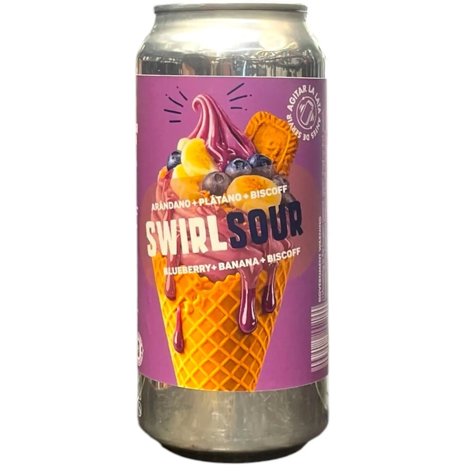 MALANDAR SWIRL SOUR ARANDANO PLATANO BISCOFF 44CL