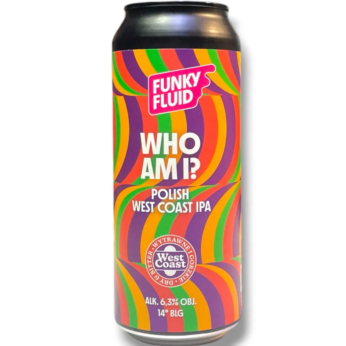 FUNKY FLUID WHO AM I POLISH WEST COAST IPA 50CL