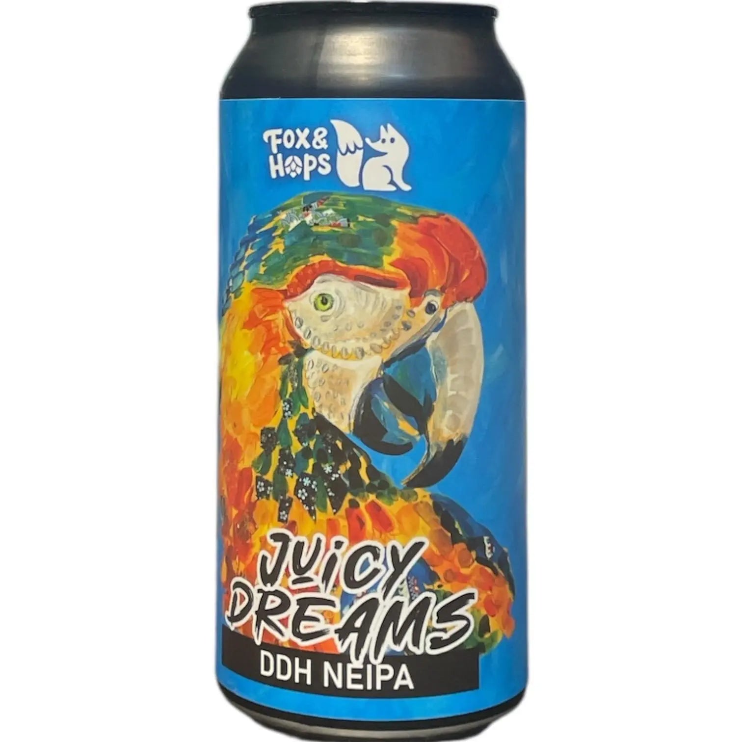 FOX AND HOPS JUICY DREAMS DDH NEIPA 44CL