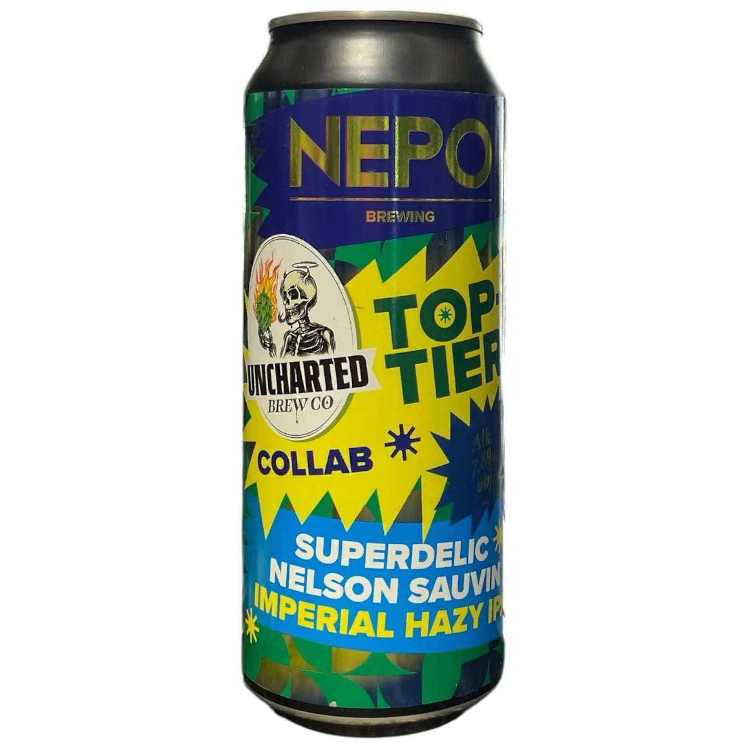 NEPO X UNCHARTED TOP TIER IMPERIAL HAZY IPA 50CL