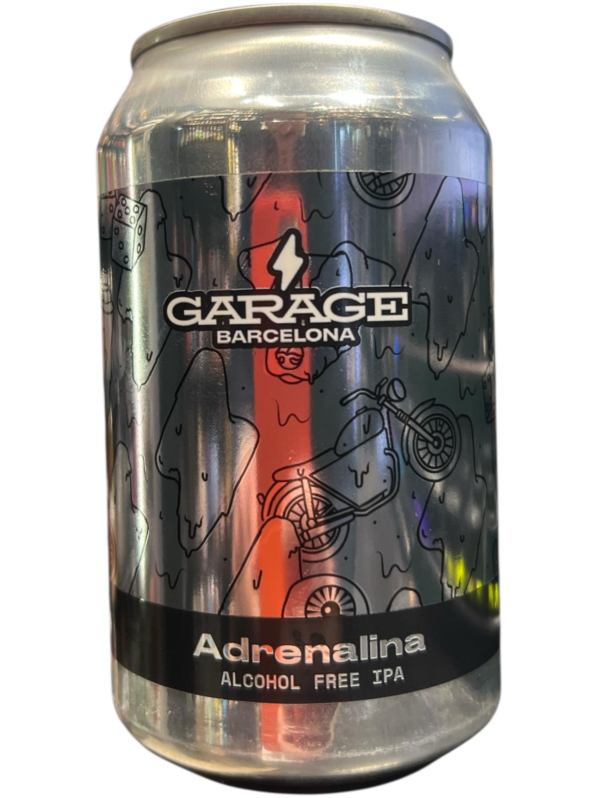 GARAGE ADRENALINA ALCOHOL FREE 33CL