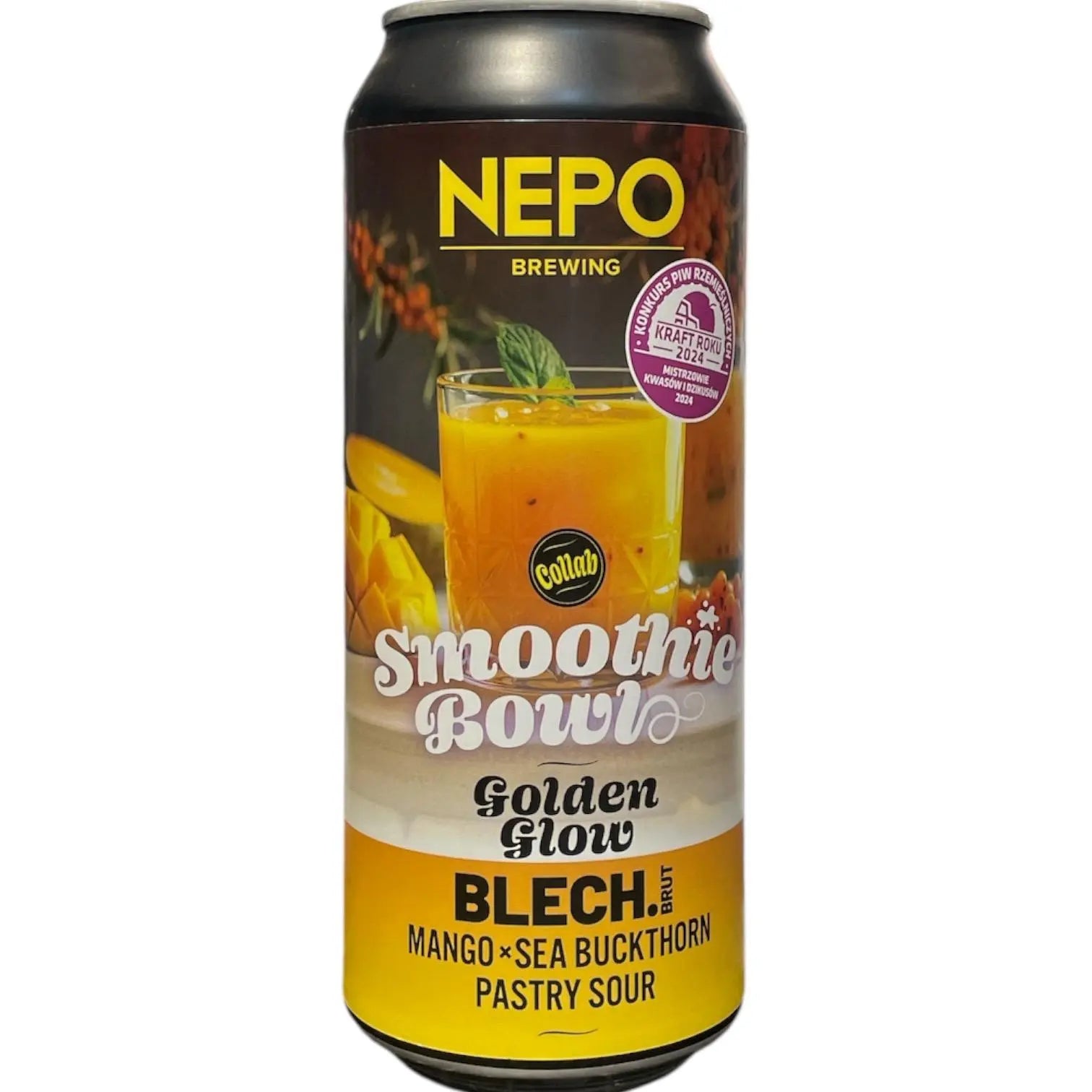 NEPO SMOOTHIE BOWL GOLDEN GLOW BLECH MANGO SEA BUCKTHORN PASTRY SOUR 50CL
