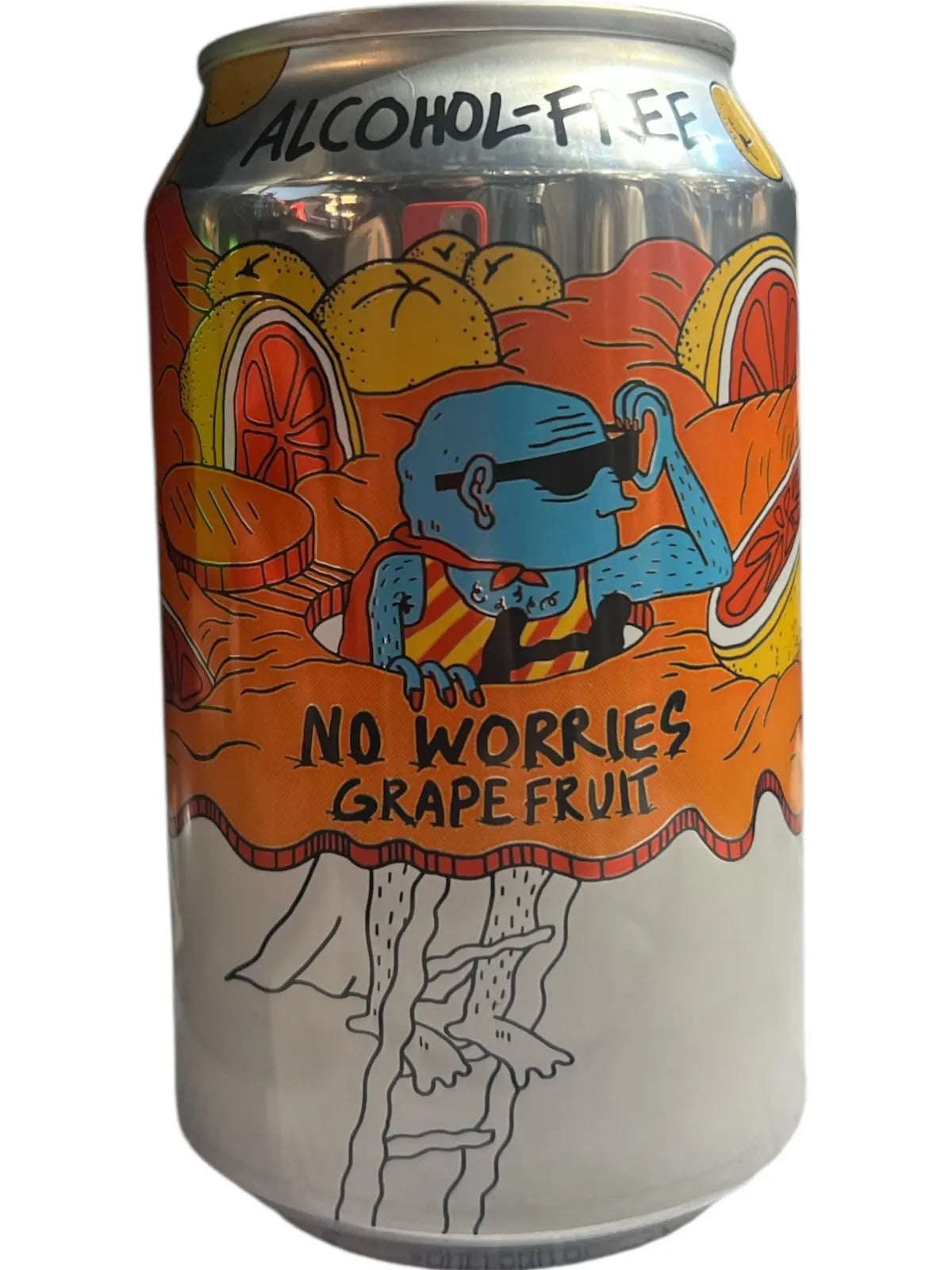 NO WORRIES GRAPE FRUIT ALCOHOL-FREE