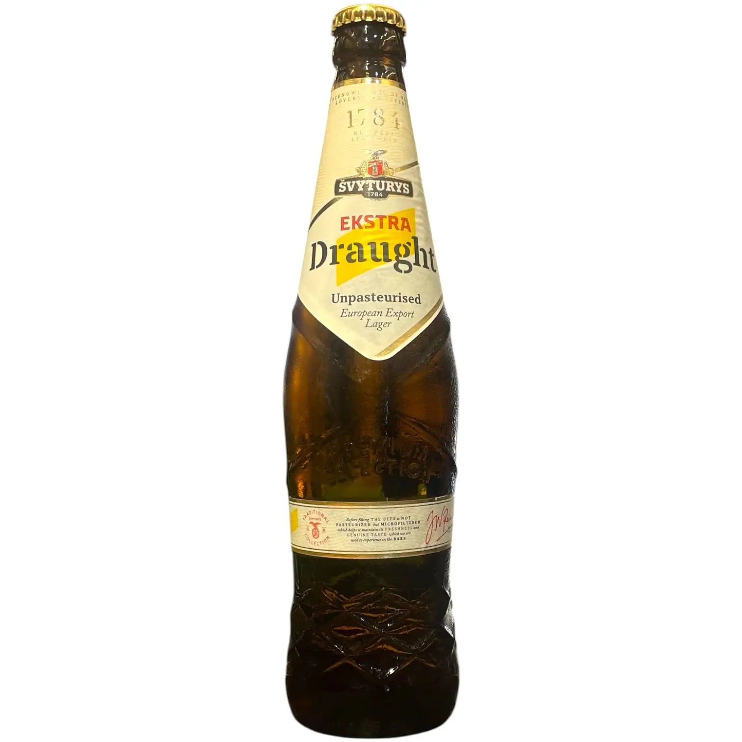 SVYTURYS EKSTRA DRAUGHT EUROPEAN EXPORT LAGER 50CL