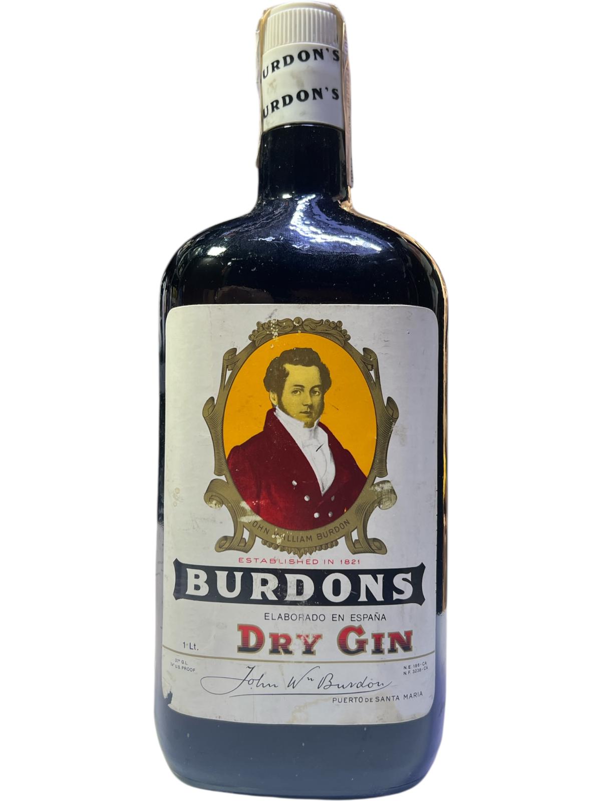 BURDONS DRY GIN LITRO