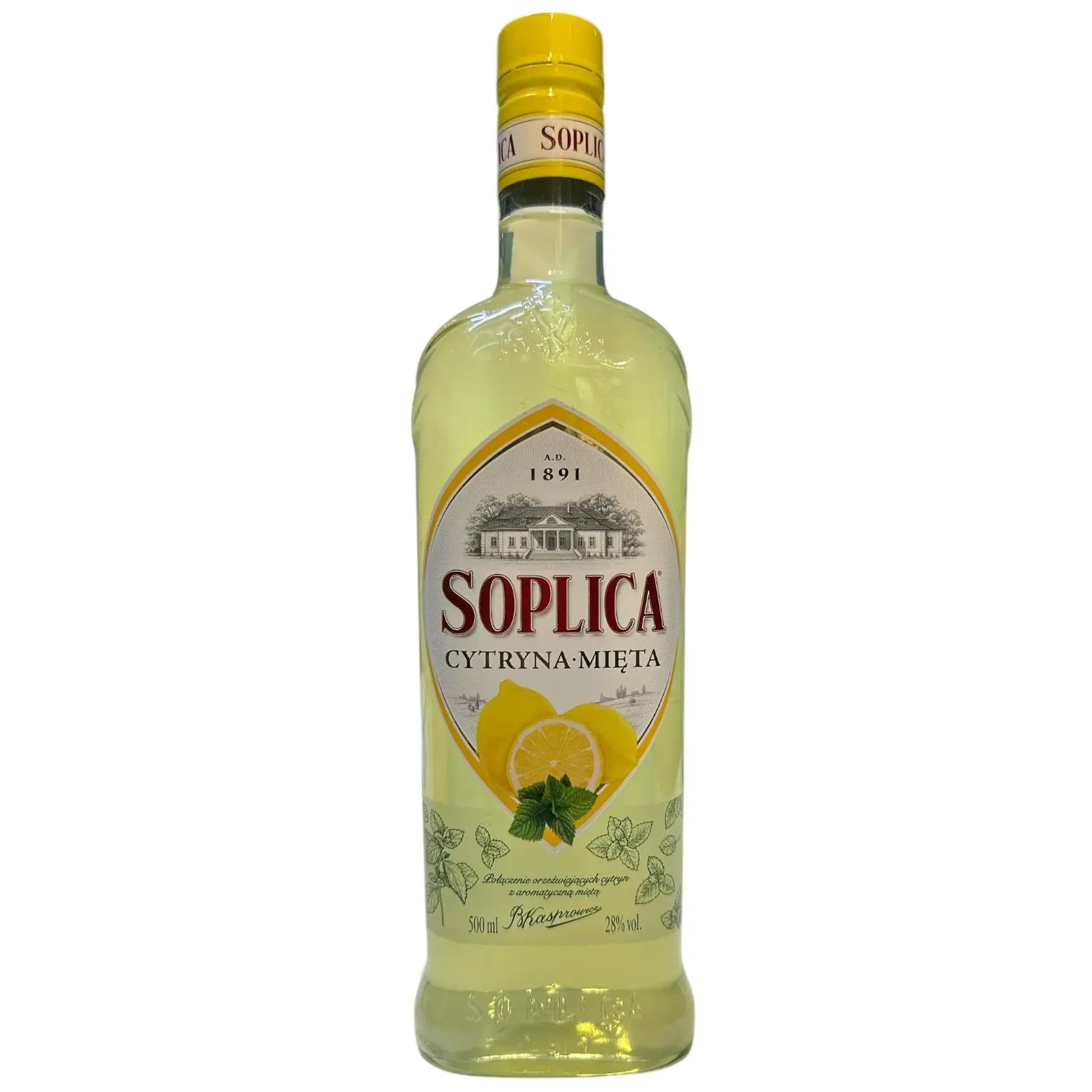 SOPLICA CYTRYNA MIETA 50CL