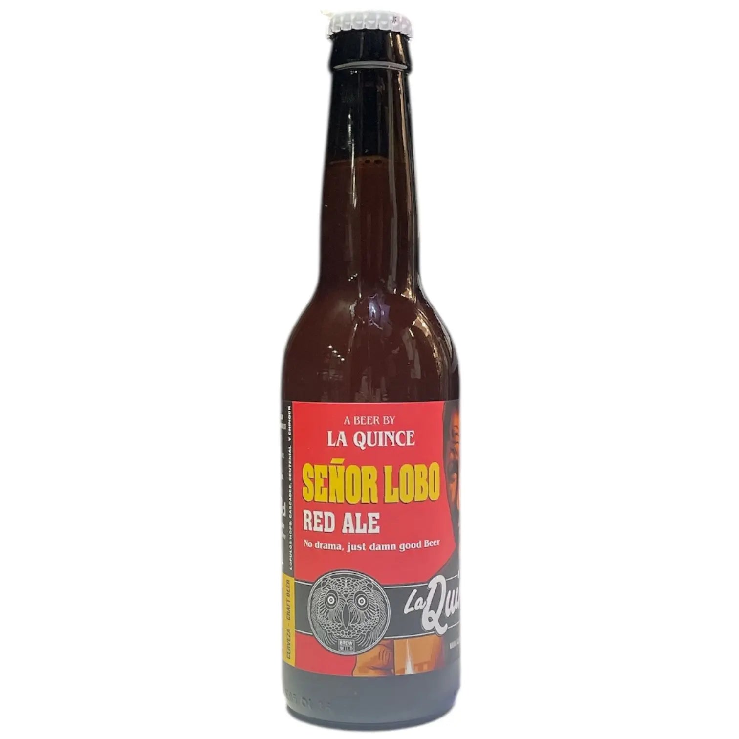 LA QUINCE SEÑOR LOBO RED ALE SIN GLUTEN 44CL