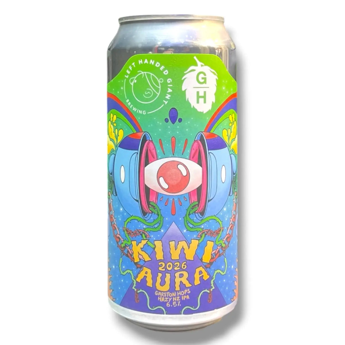 LEFT HANDED GIAN KIWI 2026 AURA HAZY NZ IPA 44CL