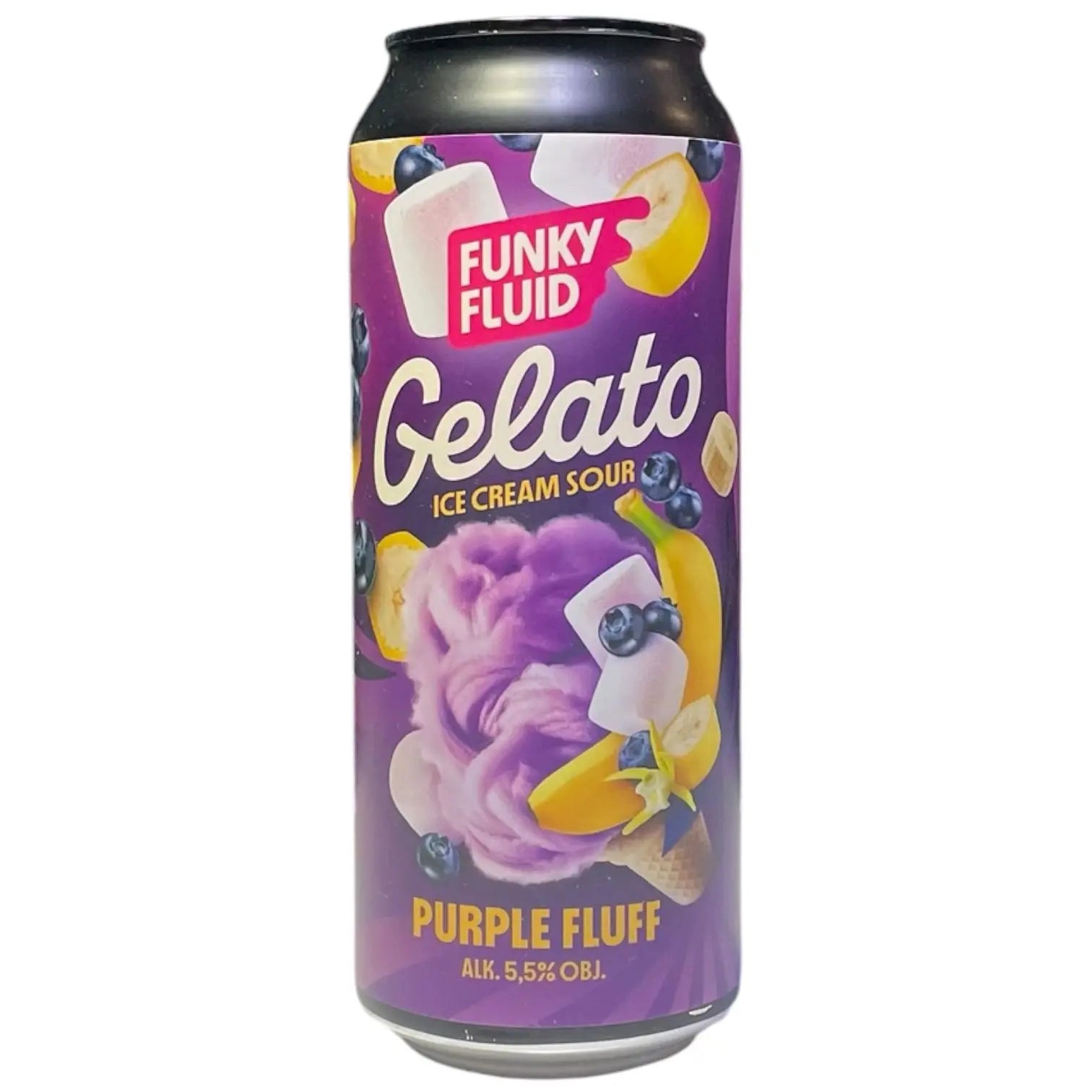 FUNKY FLUID GELATO PURPLE FLUFF ICE CREAM SOUR 50CL