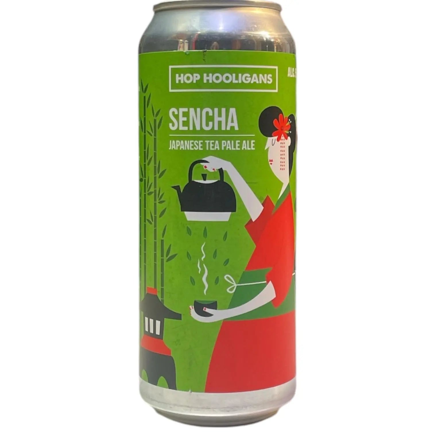 HOP HOOLIGANS SENCHA JAPANESE TEA PALE ALE 44CL