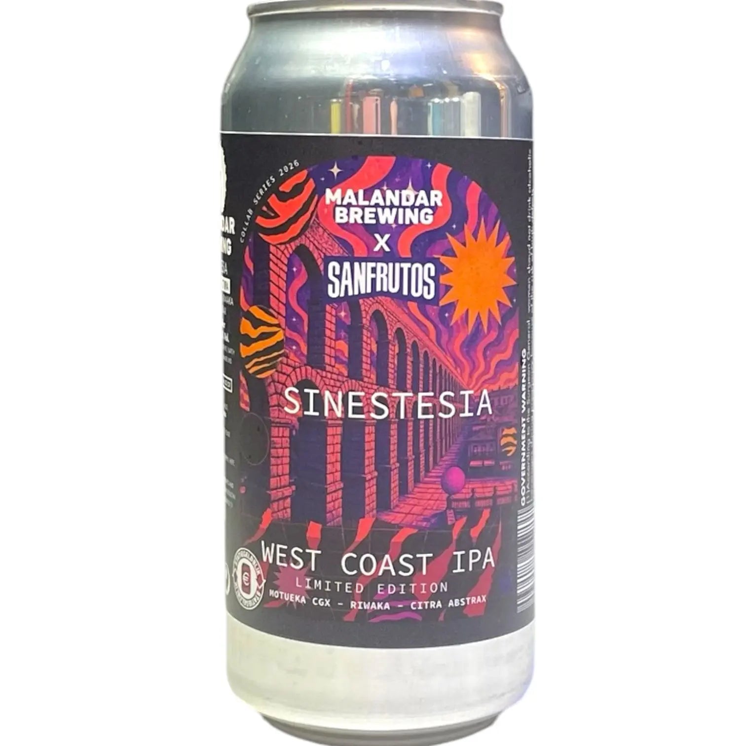 MALANDAR X SAN FRUTOS SINESTESIA WEST COAST IPA 44CL