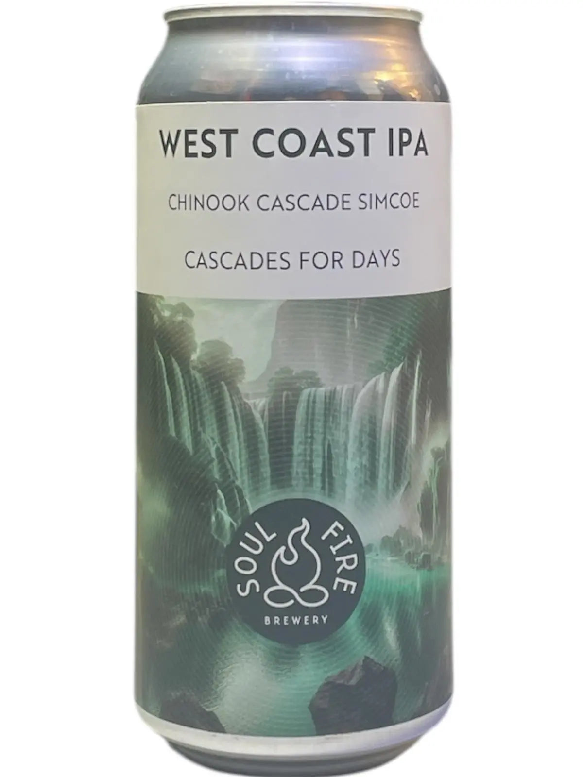 SOUL FIRE CASCADE FOR DAYS WEST COAST IPA 44CL
