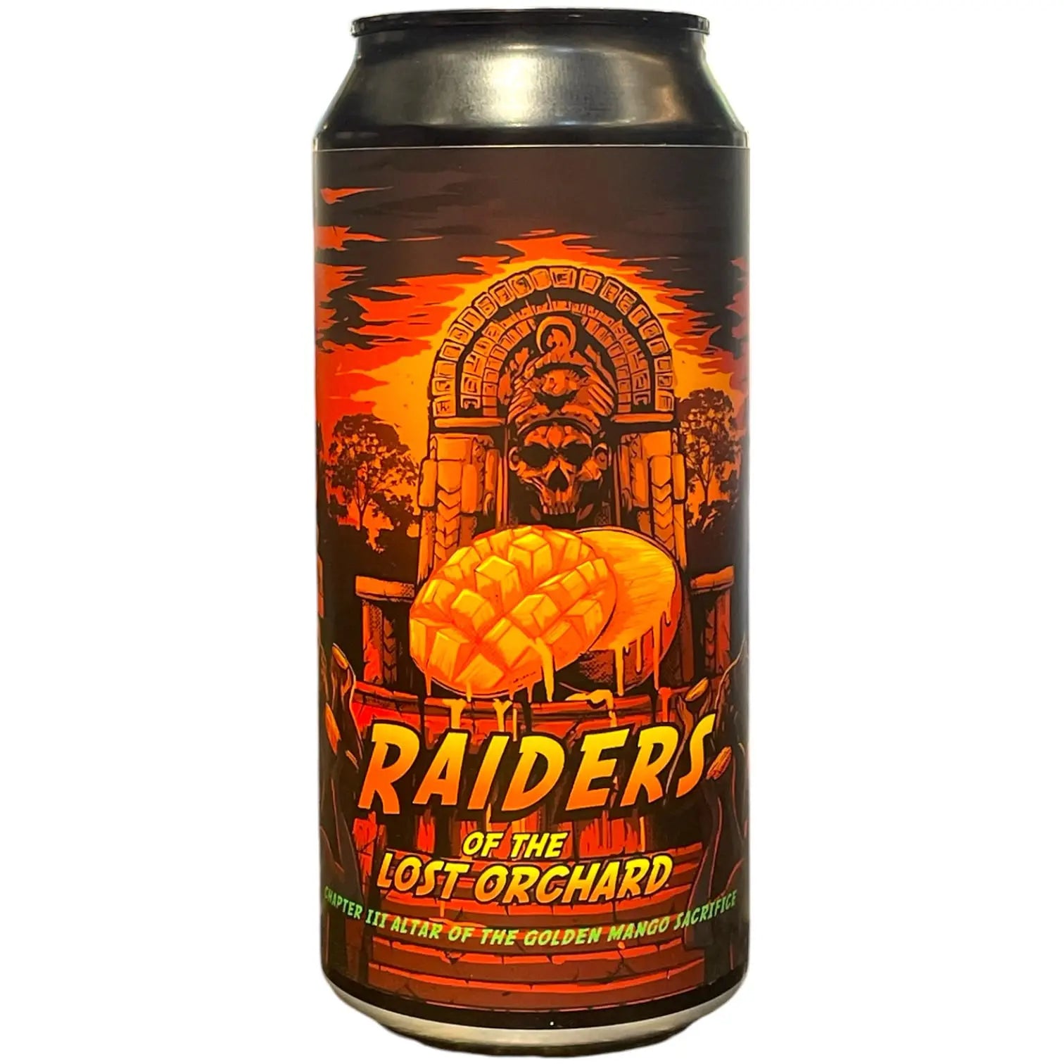SEVEN ISLAND RAIDERS OF THE LOST ORCHARD CARIBEAN STYLE TROPICAL SOUR ALE WITH MANGO COCONUT 44CL