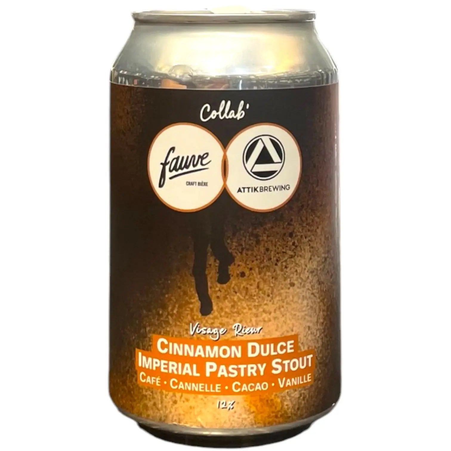 FAUVE X ATTIK VISAGE RIEUR CINNAMON DULCE IMPERIAL PASTRY STOUT 44CL