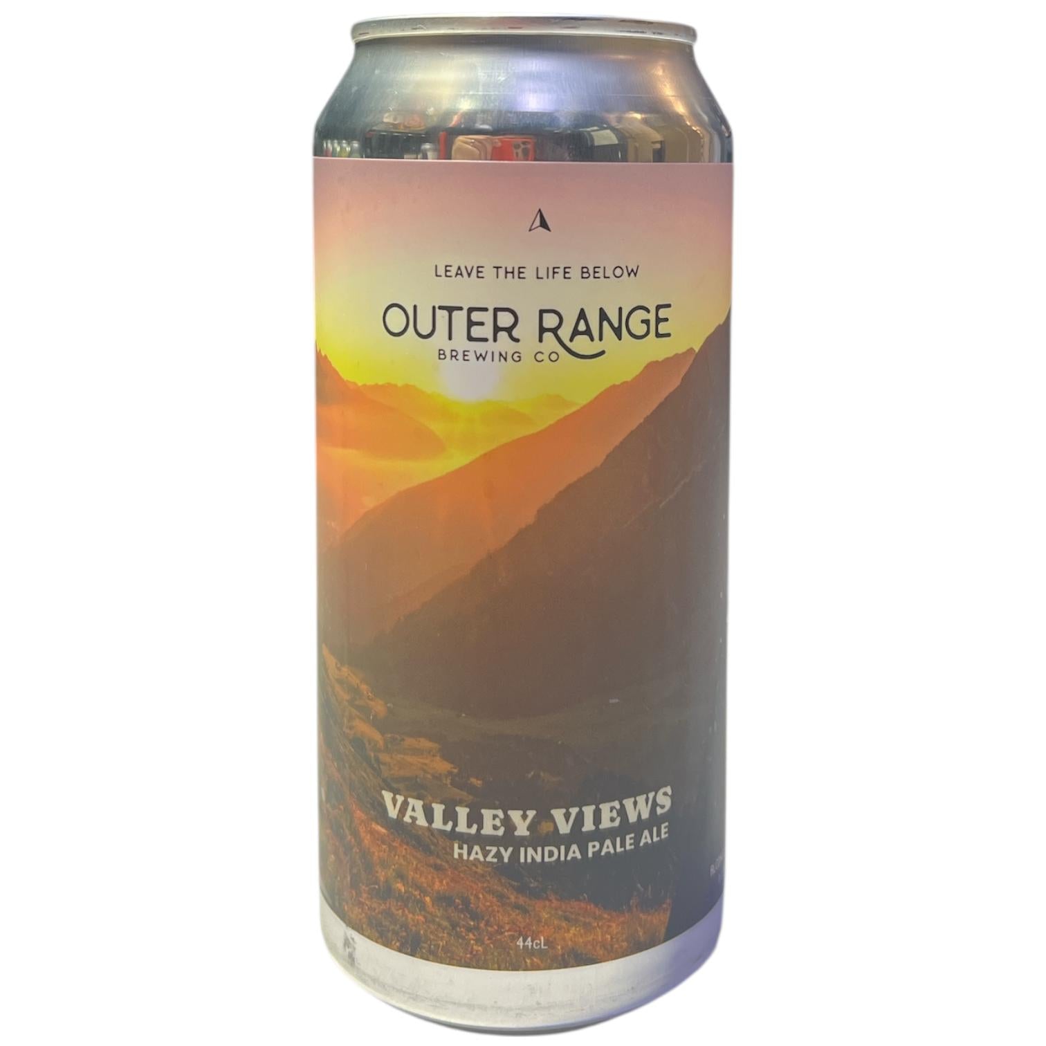 OUTER RANGE VALLEY VIEWS HAZY IPA 44CL