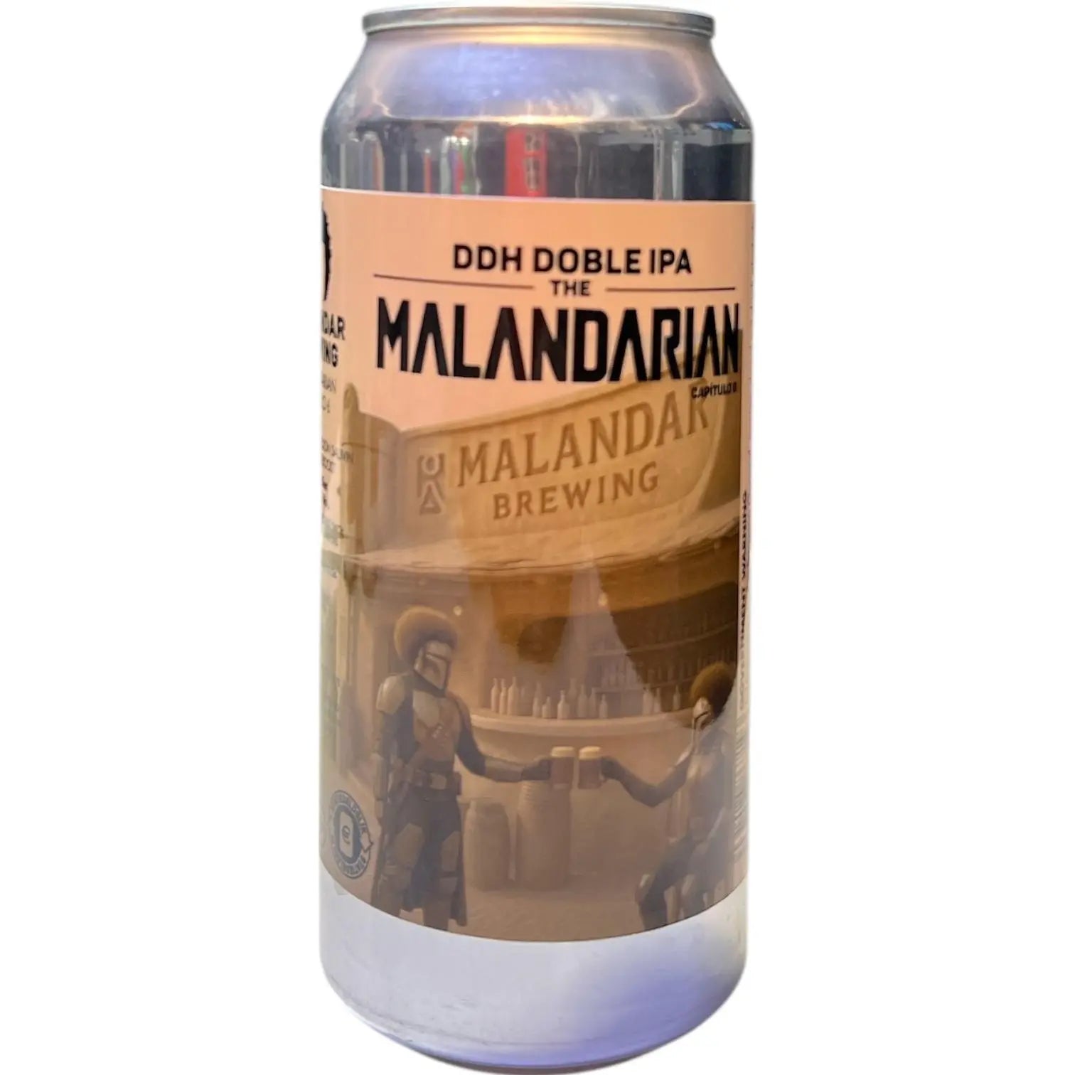 MALANDAR BREWING THE MANDALARIAN CAP 8 DDH DOBLE IPA 44CL