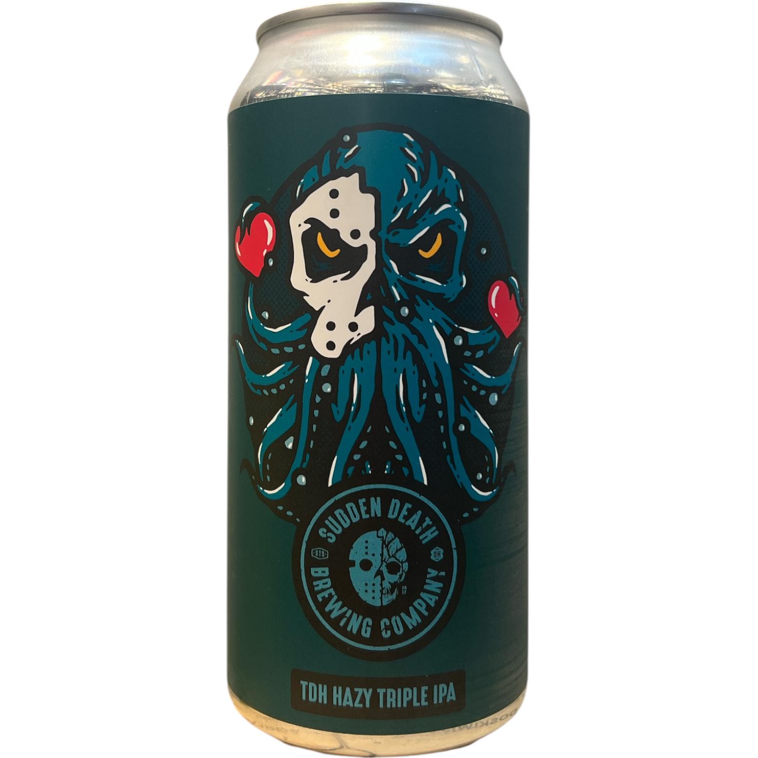 SUDDEN DEATH / CTHULU`S LOVE TENTACLES - TDH HAZY TRIPLE IPA - 44CL