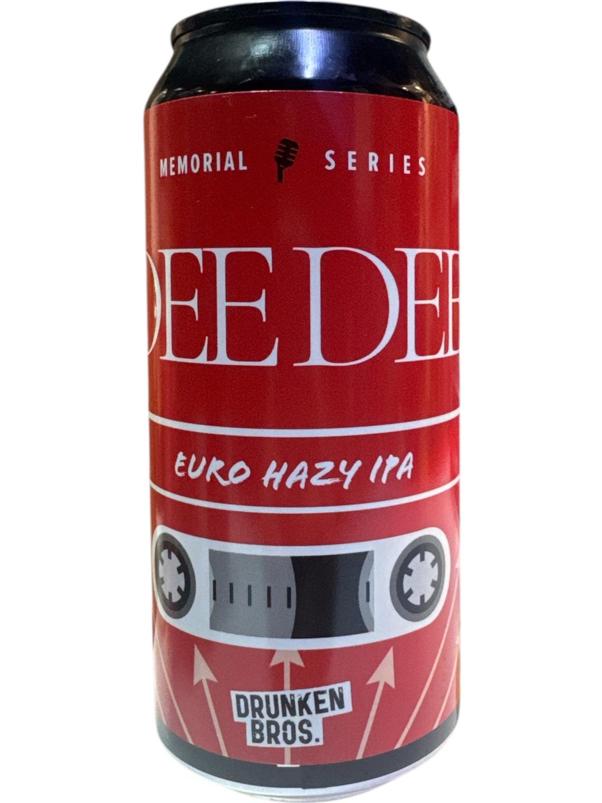 DRUNKEN BROSS - MEMORIAL SERIES - DEE DEE EURO HAZY IPA - 44CL