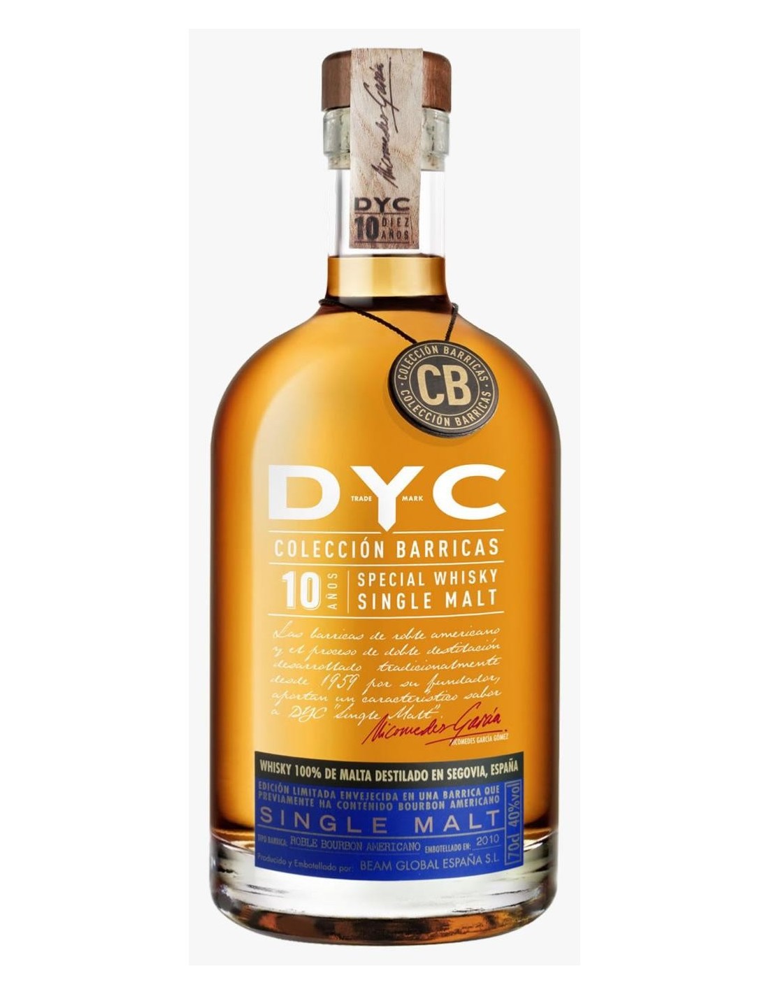 DYC 10 AÑOS SINGLE MALT - 70CL