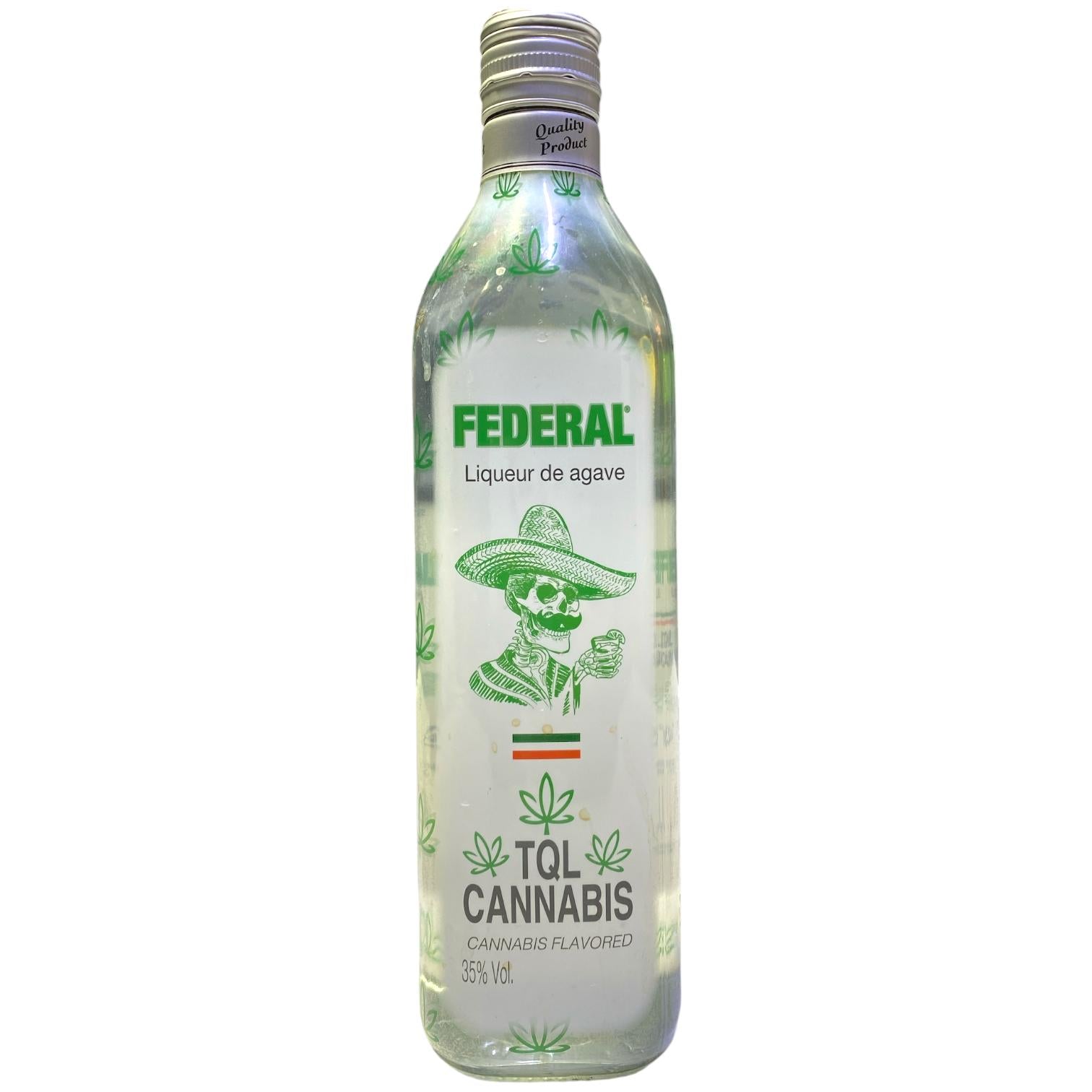 FEDERAL - LICOR DE AGAVE SABOR A CANNABIS - 70CL
