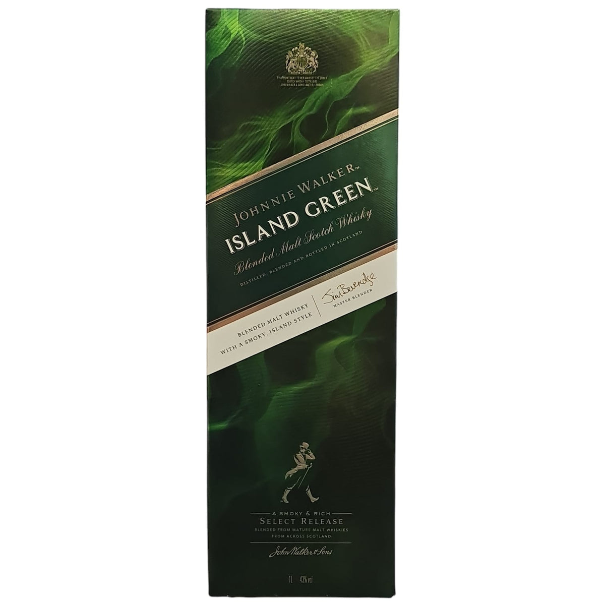 JOHNNY WALKER/ ISLAND GREEN - BLENDED SCOTCH - 1L