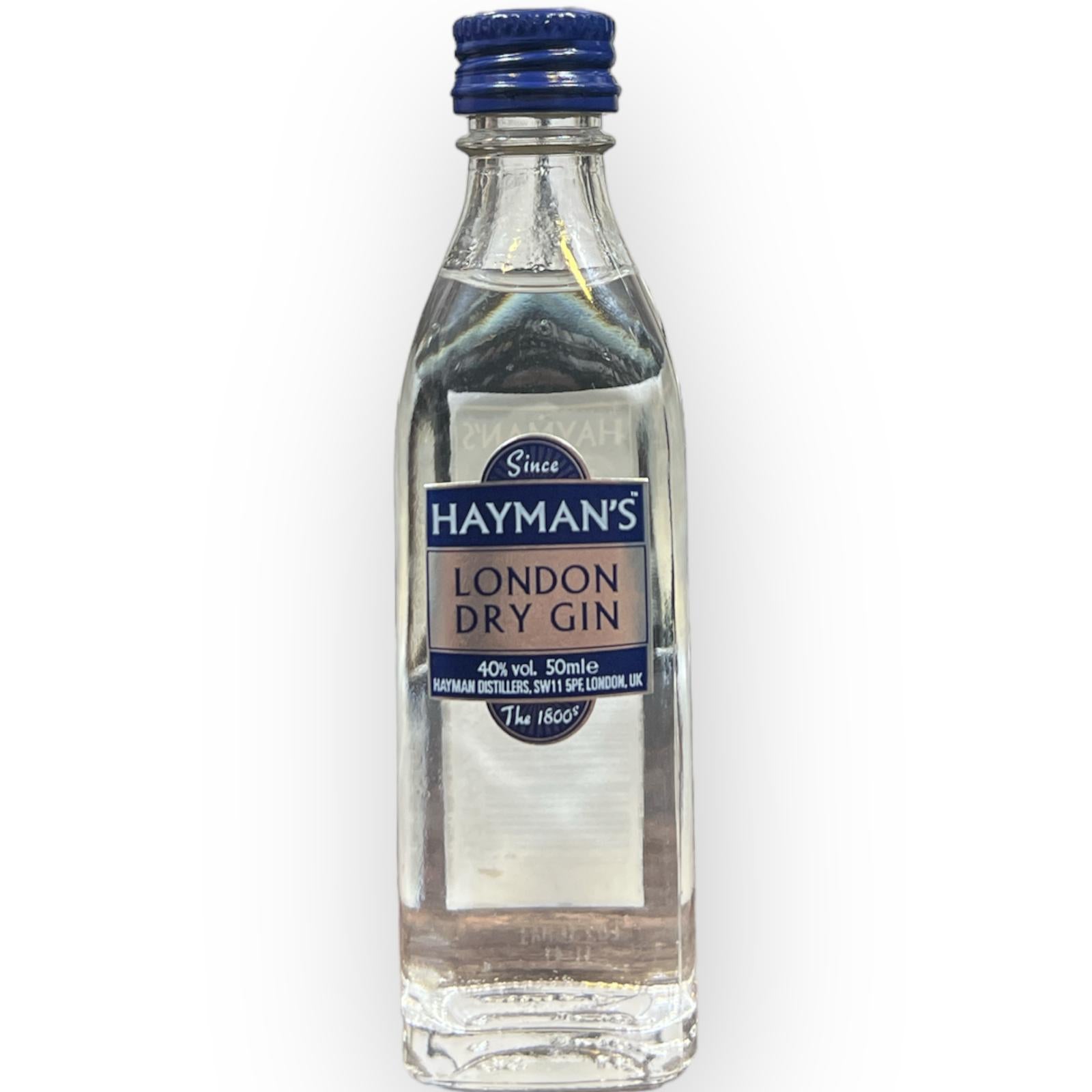 HAYMANS LONDON DRY GIN MINIATURA 5CL