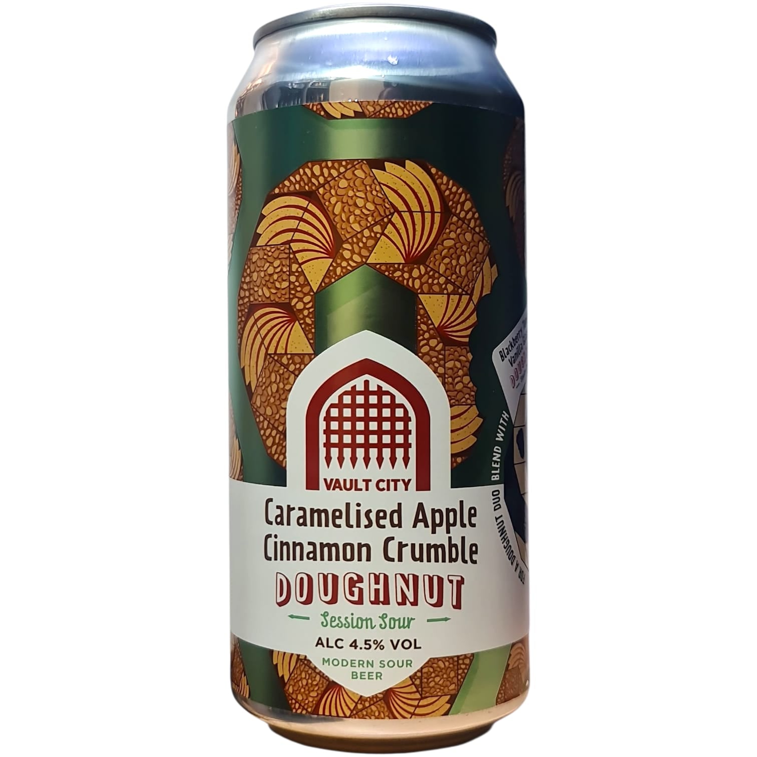 VAULT CITY / CARAMEL APPLE CINAMON CRUMBLE DOUGHNUT- SESSION SOUR - 44CL