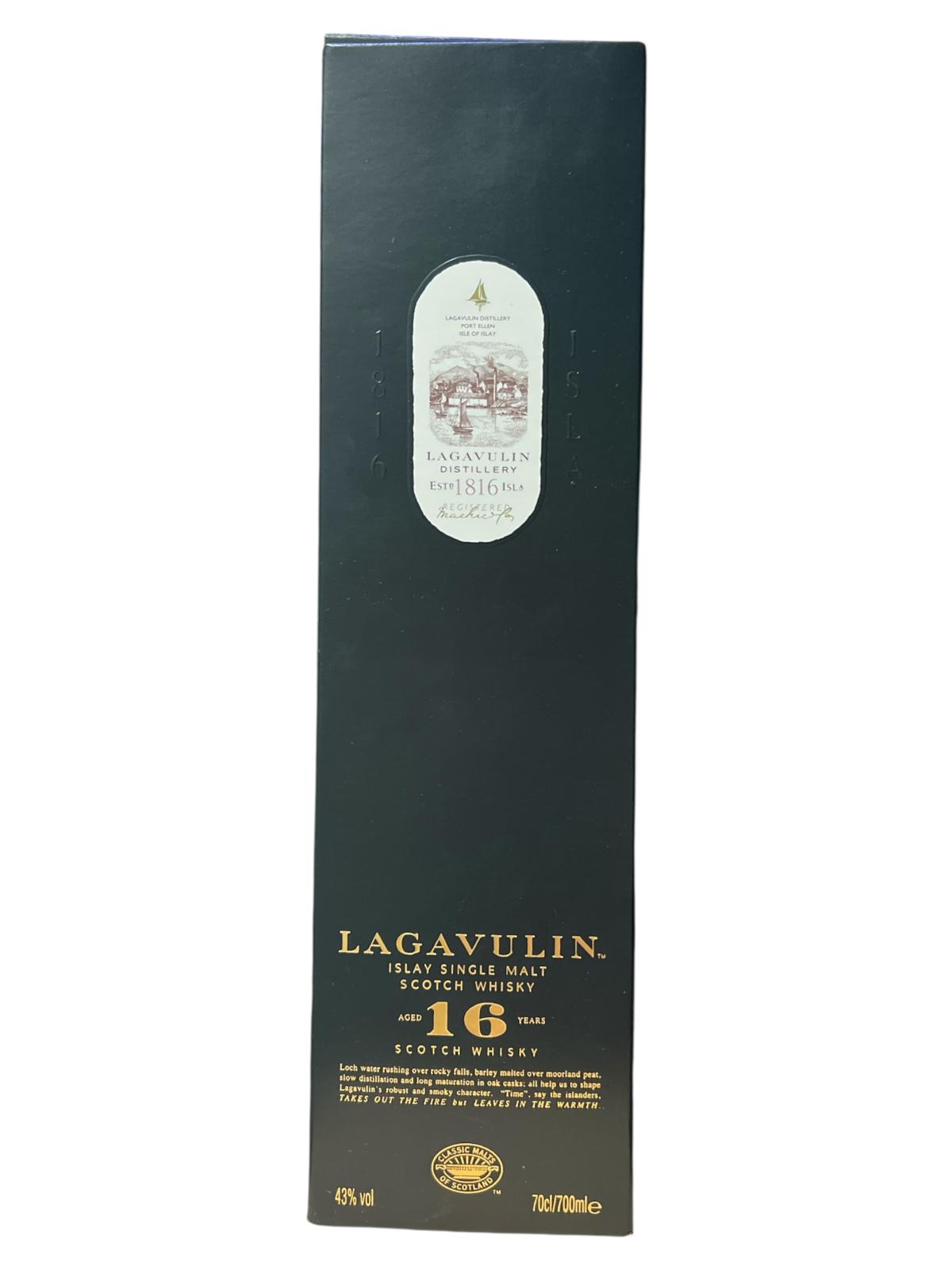 LAGAVULIN 16 AÑOS - SINGLE MALT -70CL