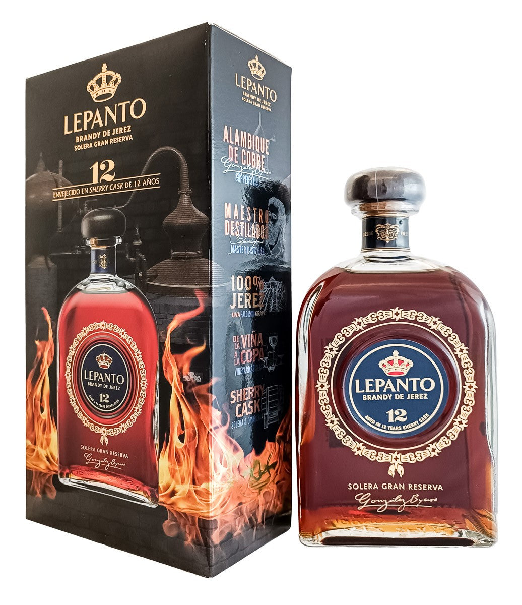 LEPANTO 12 AÑOS BRANDY DE JEREZ - 70CL