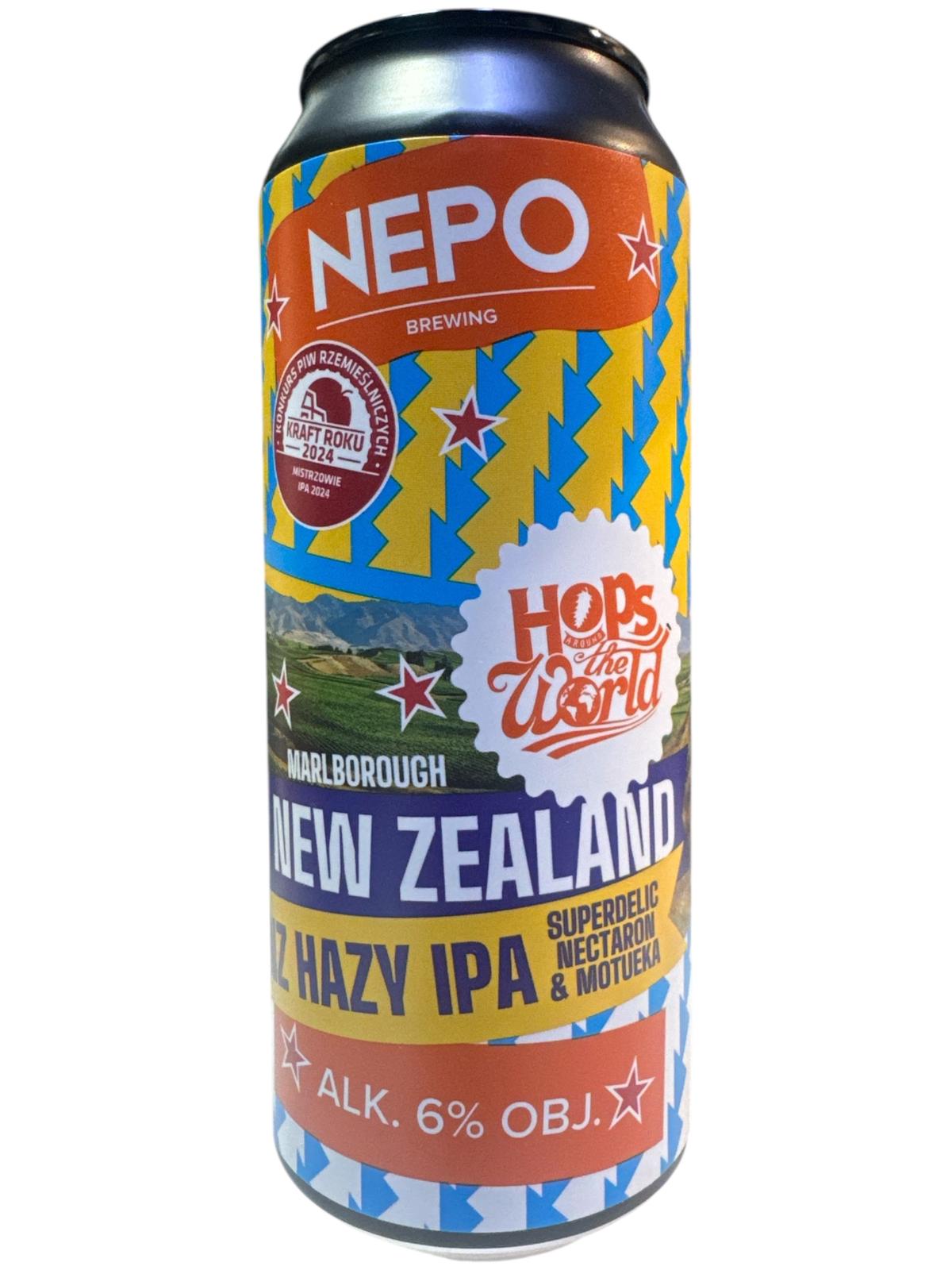 NEPO - HOPS OF THE WORLD - NEW ZEALAND HAZY IPA - 44CL