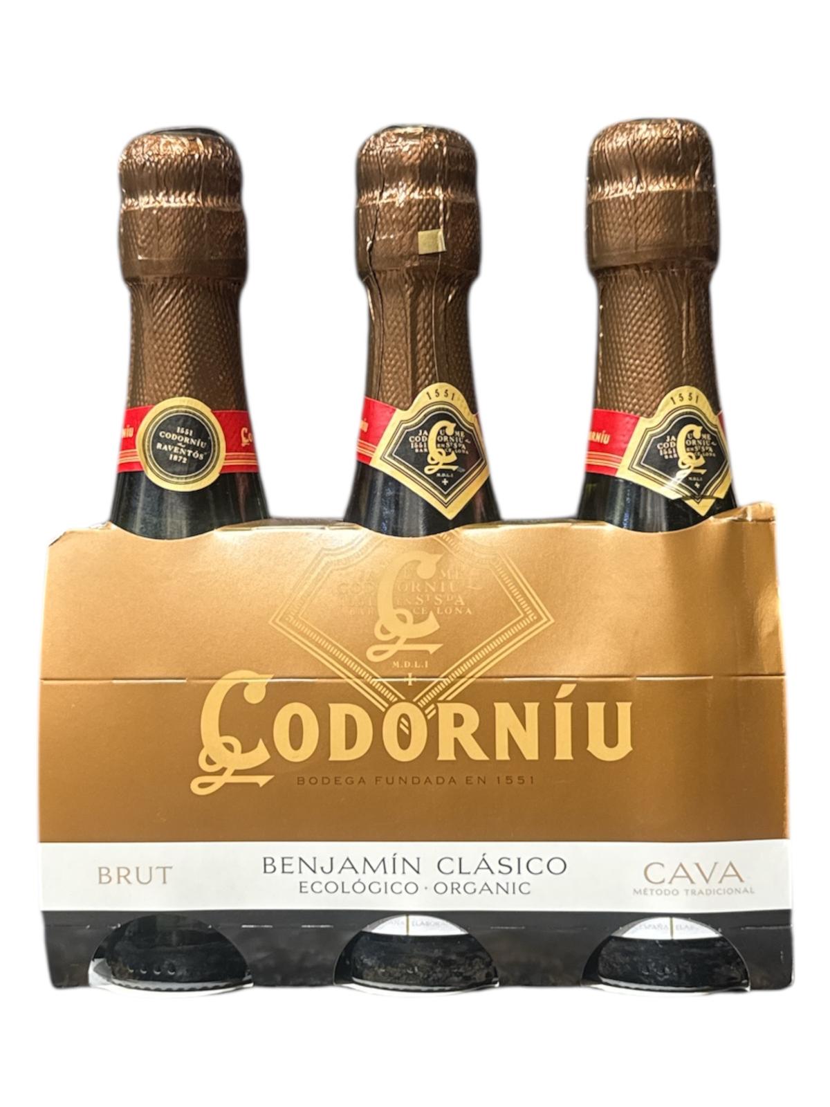 BENJAMIN CLASICO CODORNIU 3PK - 20CL