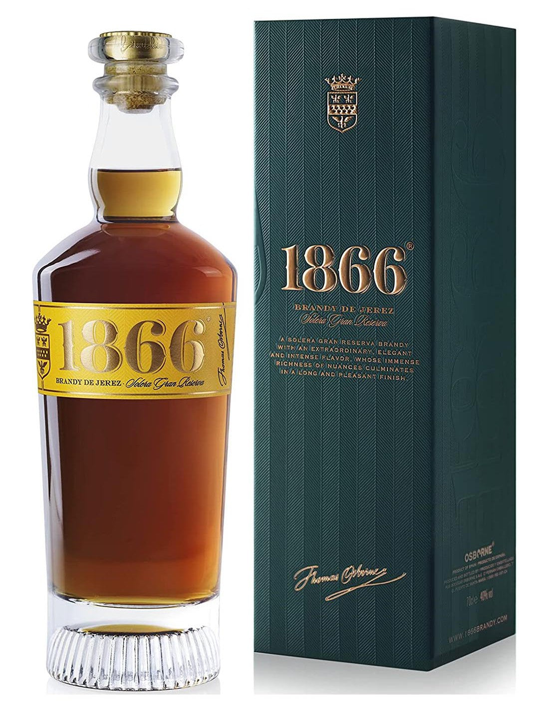THOMAS OSBORN - 1866 BRANDY - 70CL
