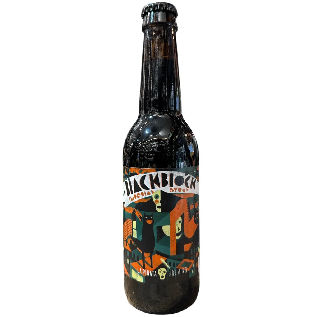 LA PIRATA BLACK BLOCK IMPERIAL STOUT 33CL