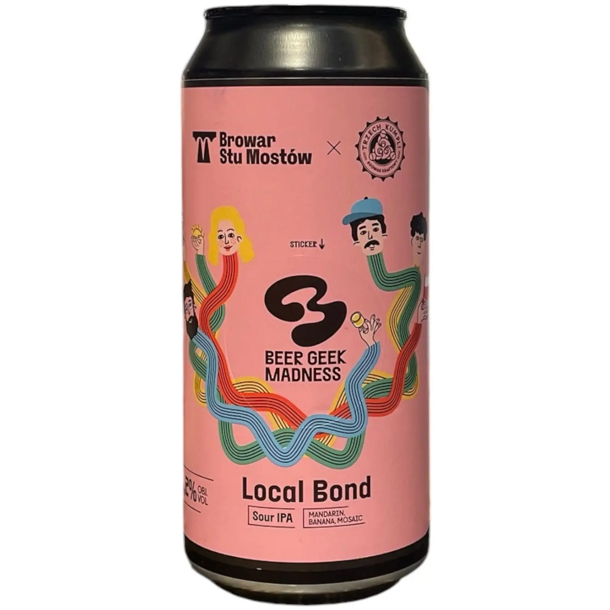 STU MOSTOW LOCAL BOND SOUR IPA 44CL