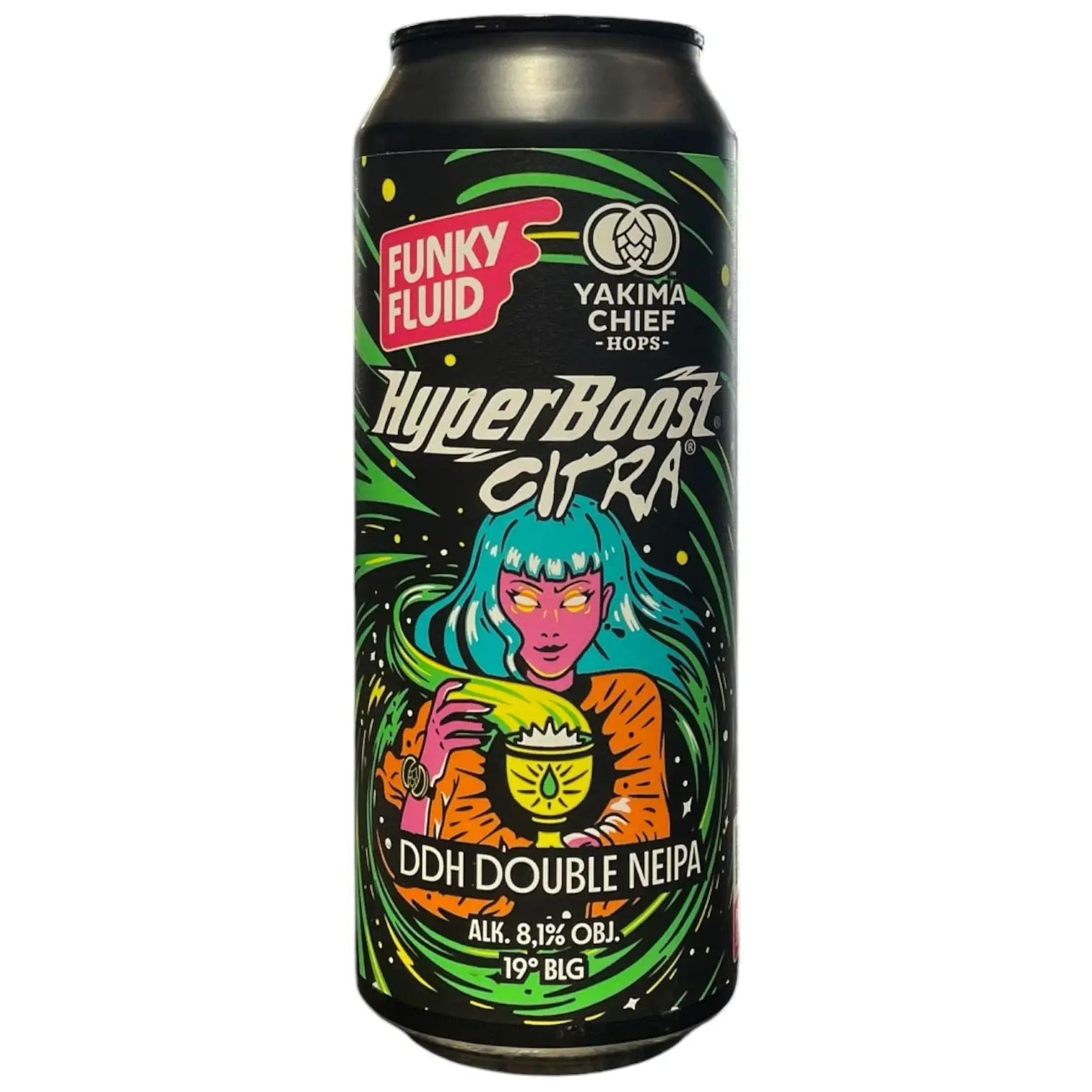 FUNKY FLUID X YAKIMA CHIEF HOPS HYPERBOOST CITRA DDH DOUBLE NEIPA 50CL