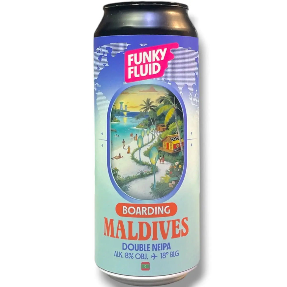 FUNKY FLUID BOARDING MALDIVES DOUBLE NEIPA 50CL