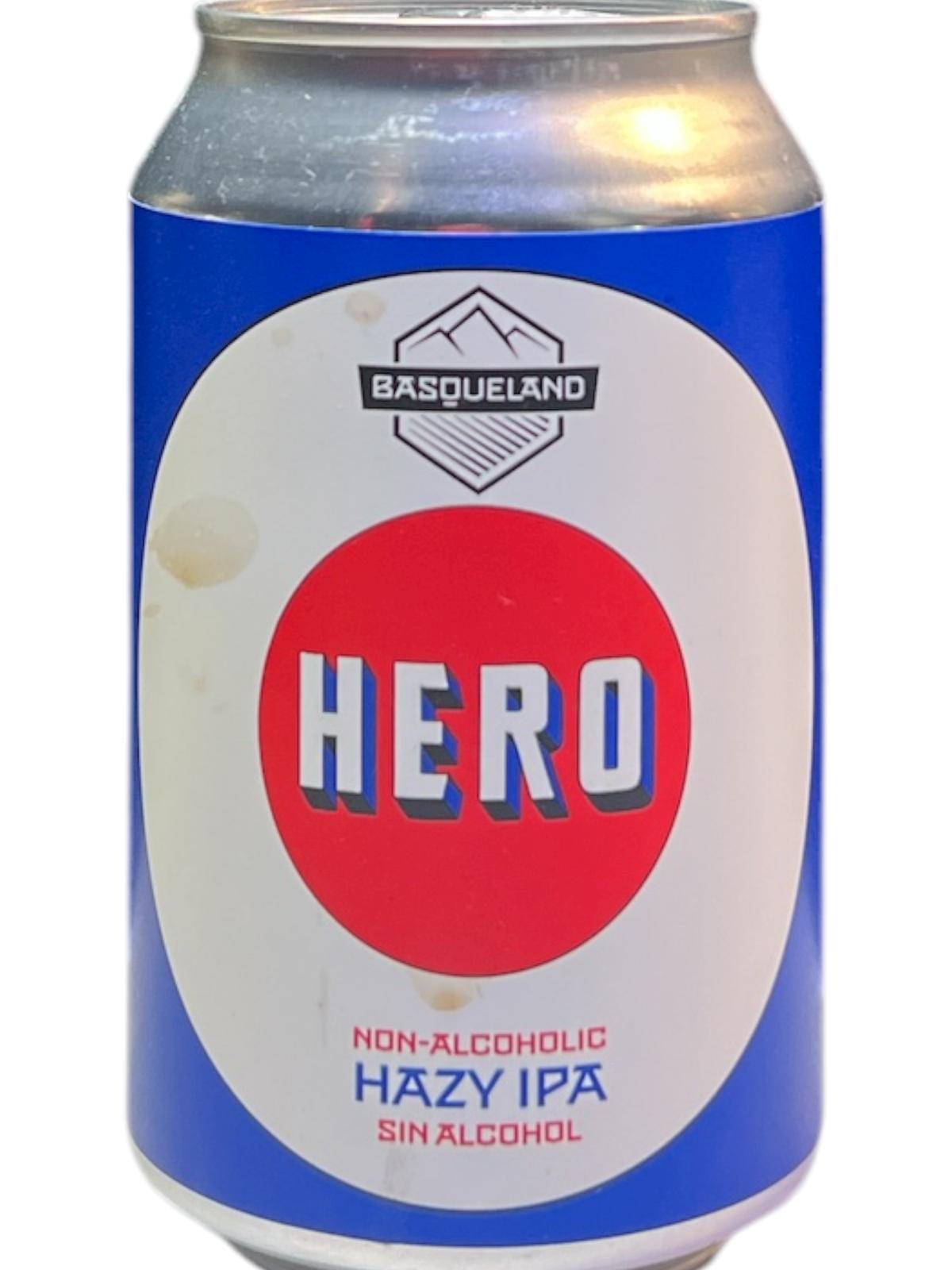 BASQUELAND HERO SIN ALCOHOL WEST COAST IPA 33CL