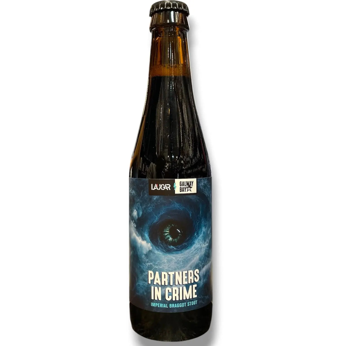 LAUGAR X GALWAY BAY PARTNERS IN CRIME IMPERIAL BRAGGOT STOUT 33CL