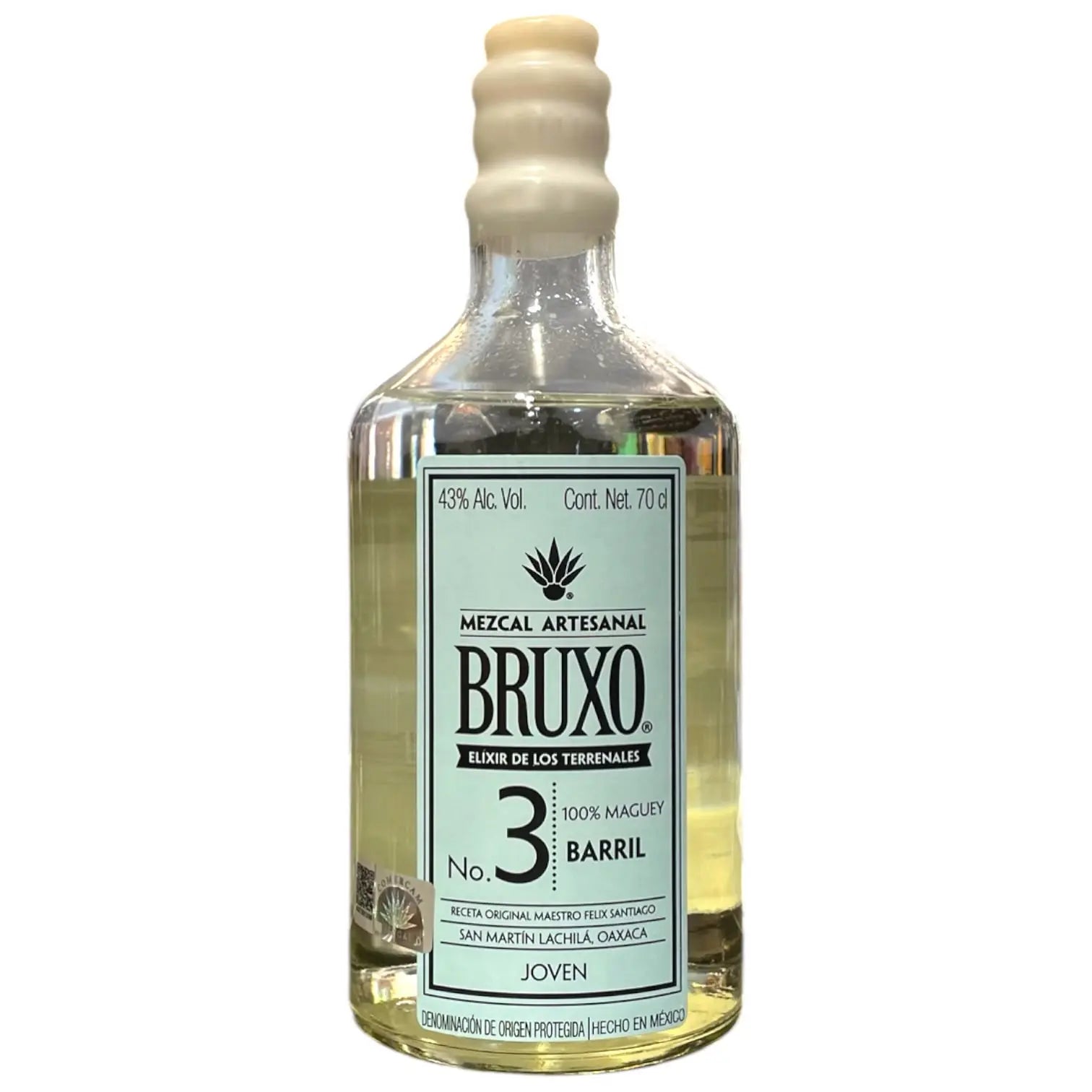 MEZCAL BRUXO N3 BARRIL JOVEN 70CL