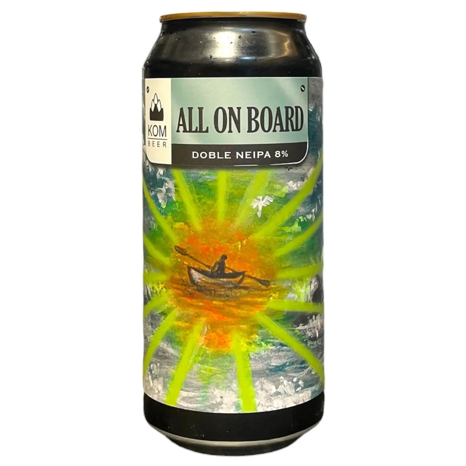 KOM BEER ALL ON BOARD DOUBLE NEIPA 44CL