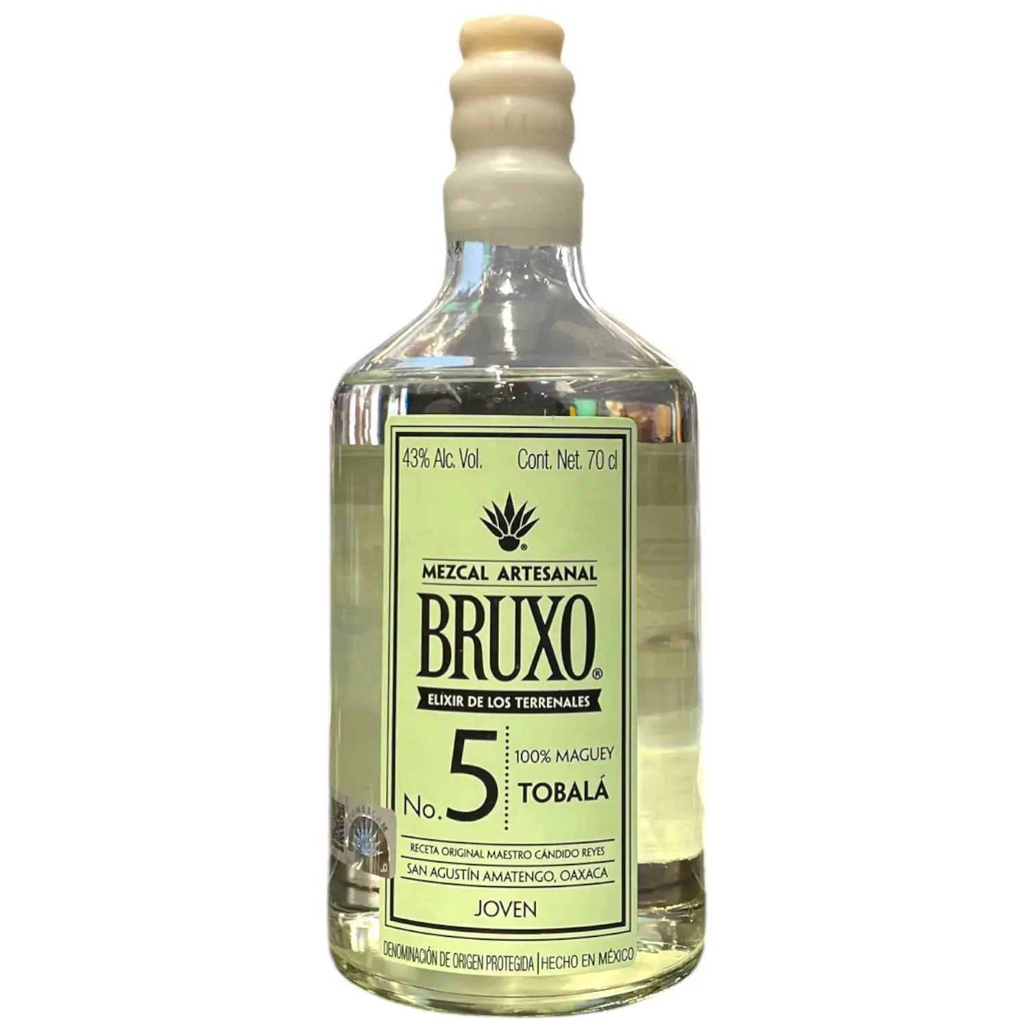 MEZCAL BRUXO N5 TOBALA 70CL