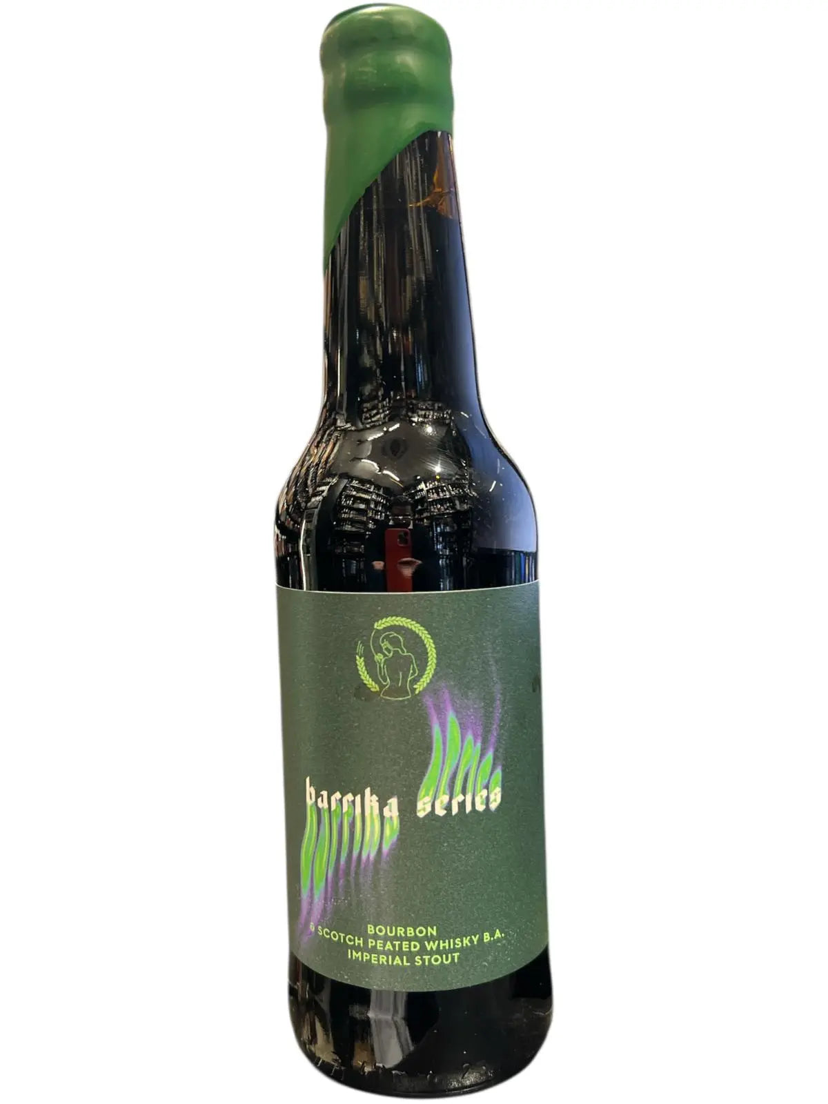 LASUPERBE BARRIKA SERIES BOURBON Y SCOTCH PEATED WHISKY IMPERIAL STOUT 33CL