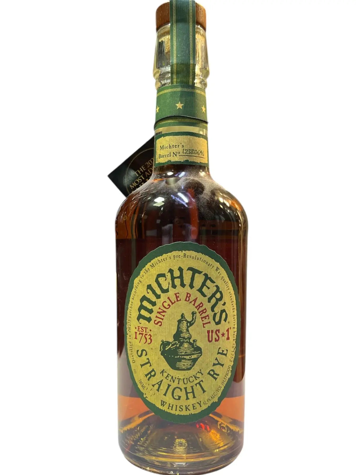 MICHTERS STRAIGHT RYE 70CL