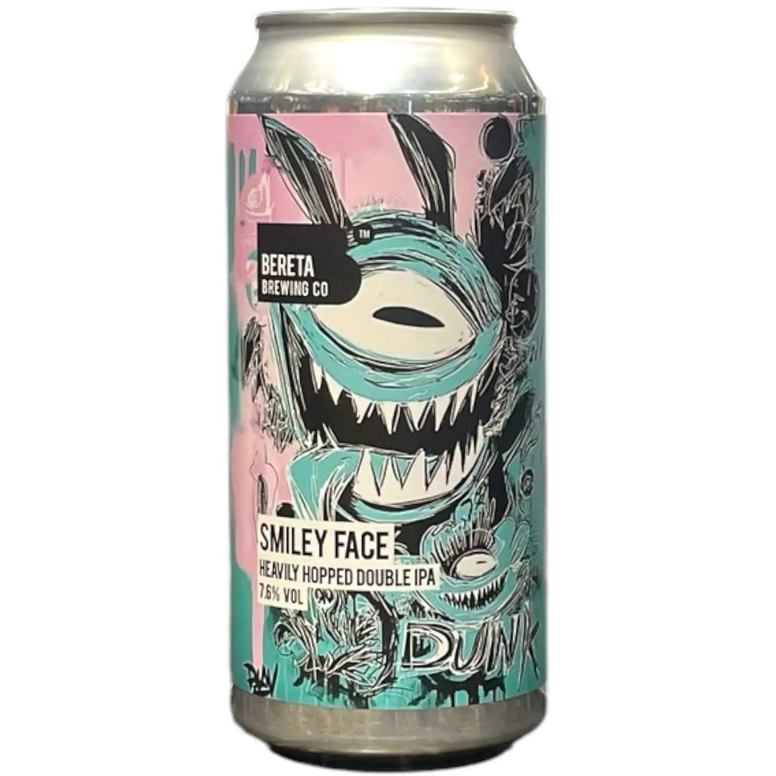 BERETA SMILEY FACE HEAVILY HOPPED DOUBLE IPA 44CL