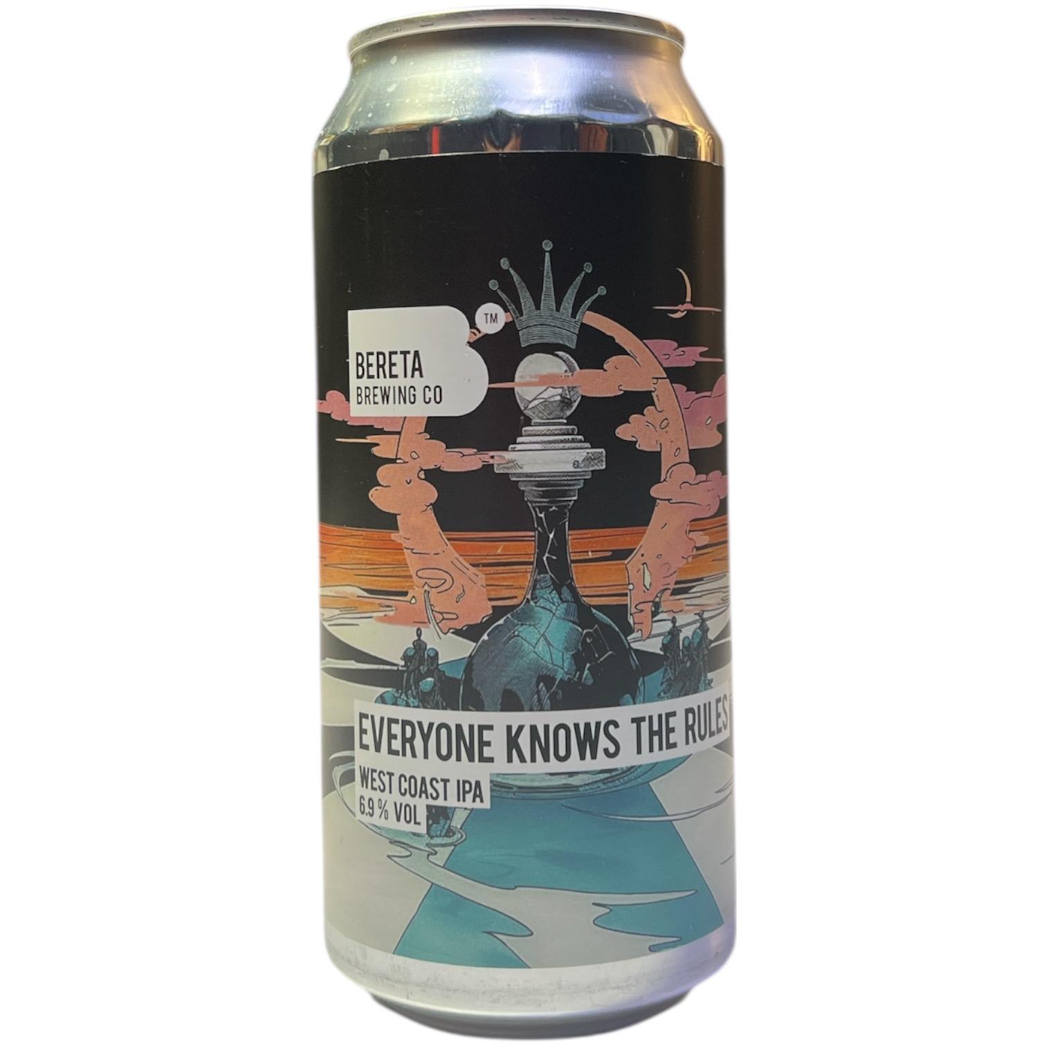 BERETA EVERYONE KNOWS THE RULES WEST COAST IPA 44CL