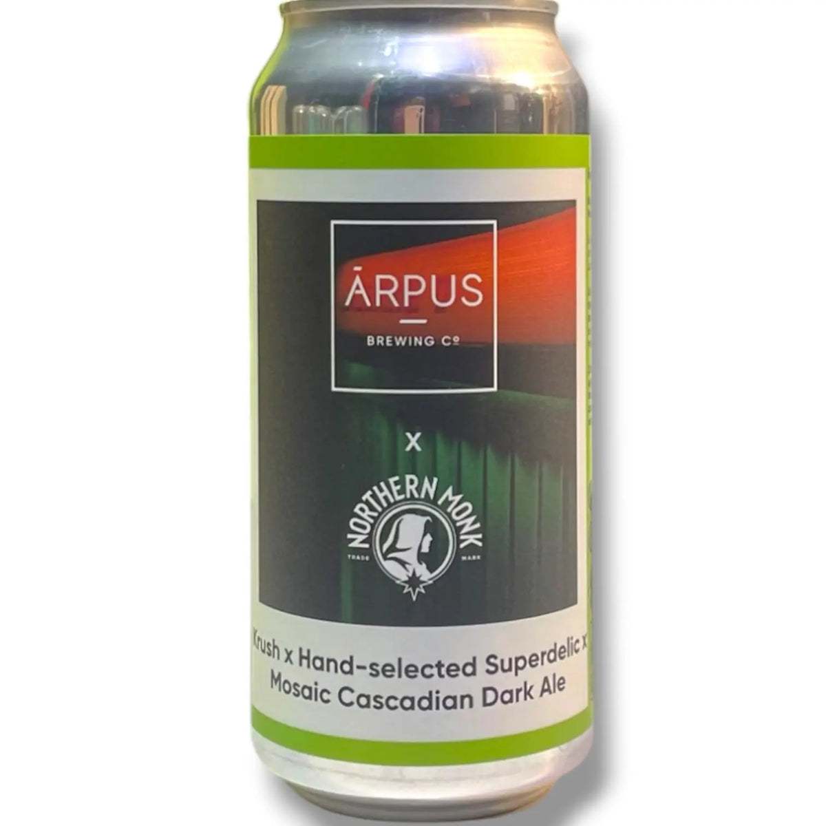 ARPUS X NORTHERN MONK KRUSH X SUPERDELIC MOSAIC CASCADIAN DARK ALE 44CL