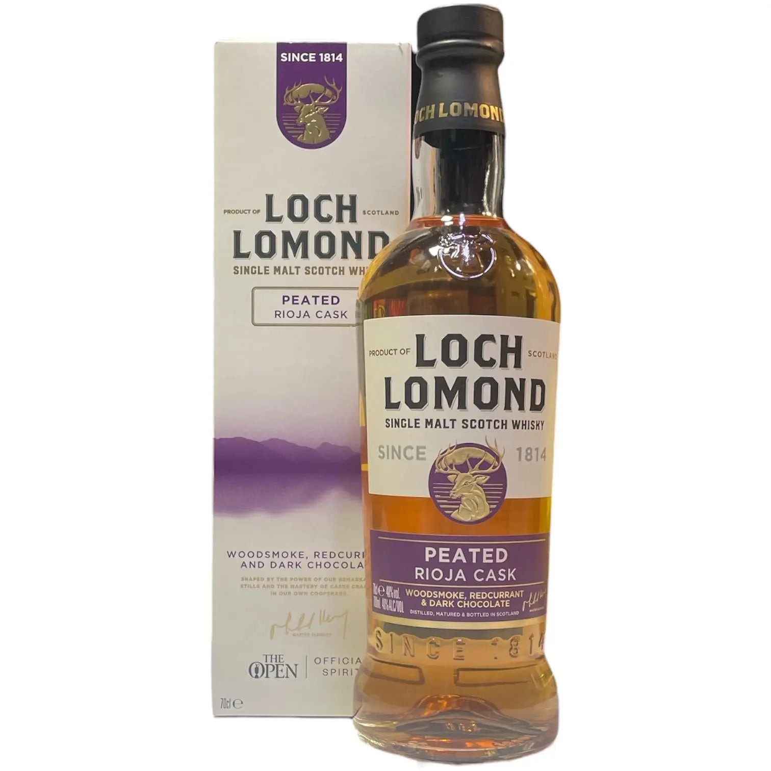 LOCH LOMONG PEATED RIOJA CASK 75CL