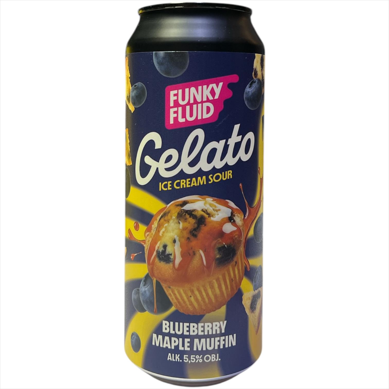 FUNKY FLUID GELATO BLUEBERRY MAPLE MUFFIN 50CL